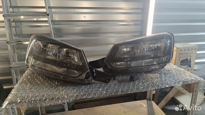 Оптика фары на skoda yeti