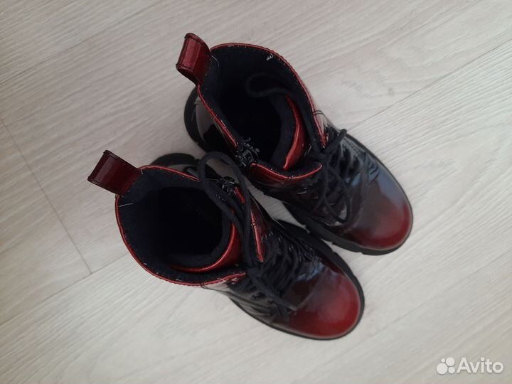 Ботинки для девочки на флисе 33