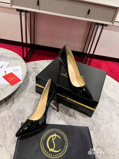 Туфли Christian Louboutin каблук 10 и 8.5