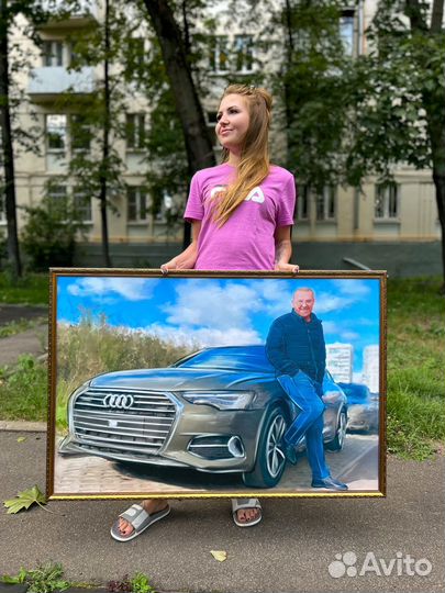 Портрет на холсте по фото, печать на холсте
