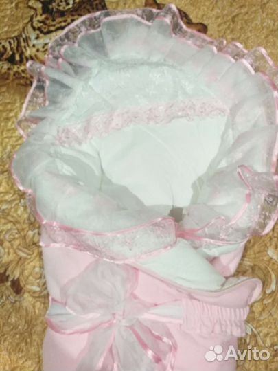 Конверт на выписку для девочки зима