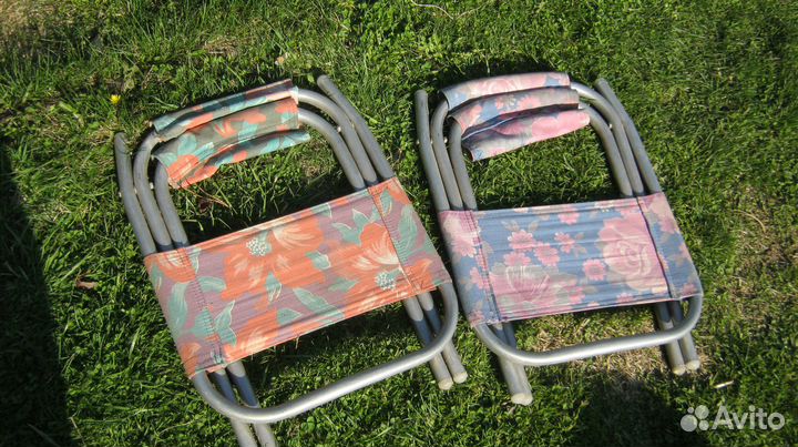 Стульчик походный складной 2 шт