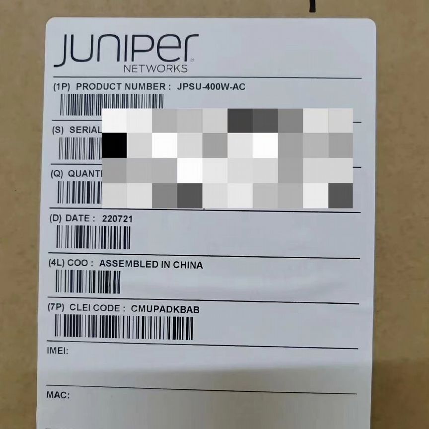 [JPSU-400W-AC] Блок Питания Juniper Jpsu-400w-Ac