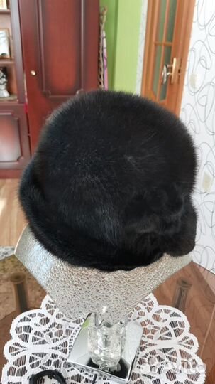 Шапка норковая женская