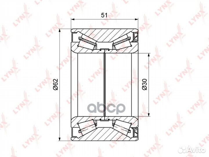 Подшипник ступицы PSA C4/berlingo/308/partner 0