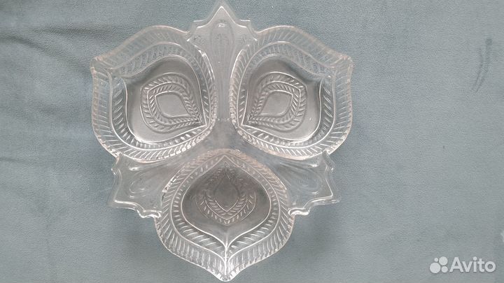 Менажница стеклянная