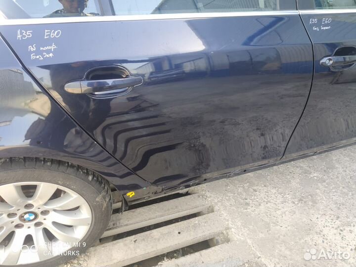 Дверь задняя правая BMW E60 цвет А35