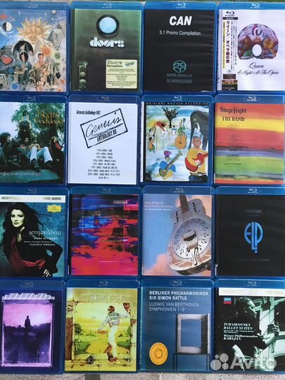 Диски BLU RAY audio