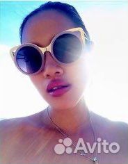 Erdem by Linda Farrow солнцезащитные очки кошачий