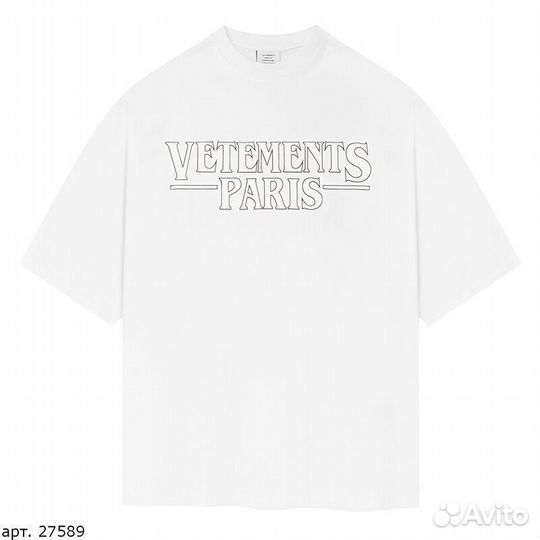 Футболка Vetements Белая