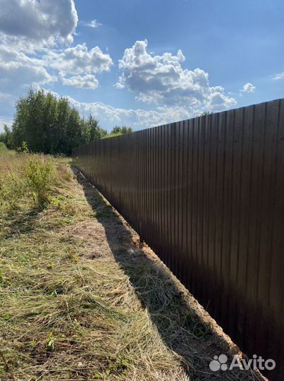 Крыши, заборы, фундаменты