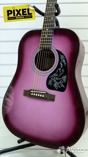 Акустическая гитара Epiphone Starling Hot Pink
