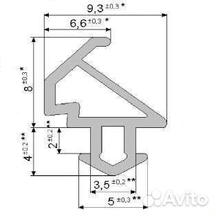 Уплотнитель для окон пвх кве 228