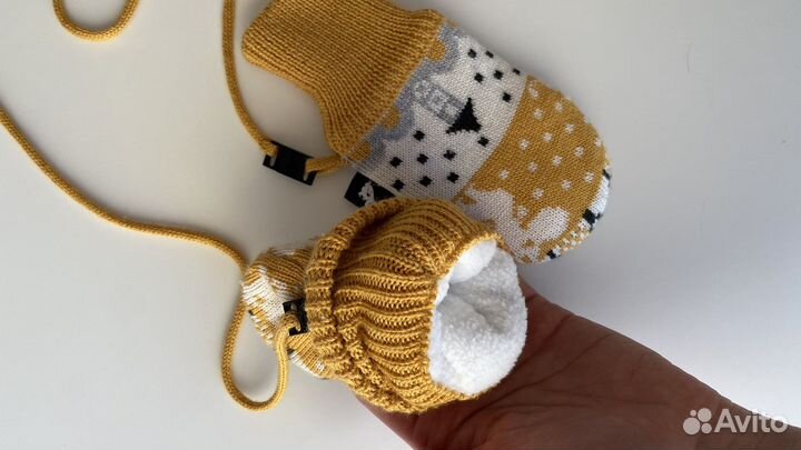 Варежки зимние reima moomin без пальчика