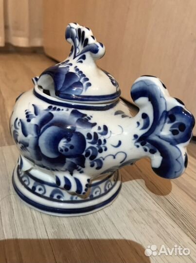 Сахарница гжель