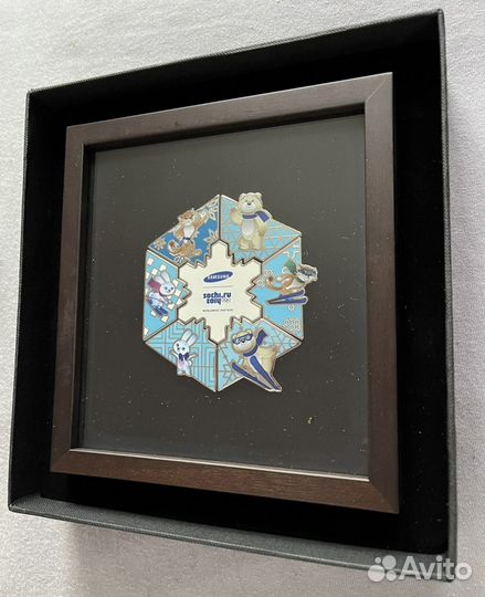 Набор значков Сочи 2014 Самсунг Снежинка