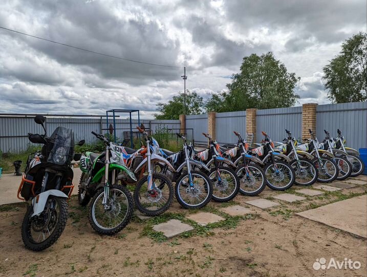 Прокат, аренда мотоциклов эндуро, квадроциклов