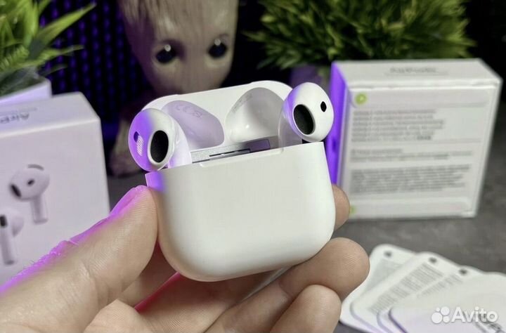 Airpods 4 Новинка 2024 с Гироскопом