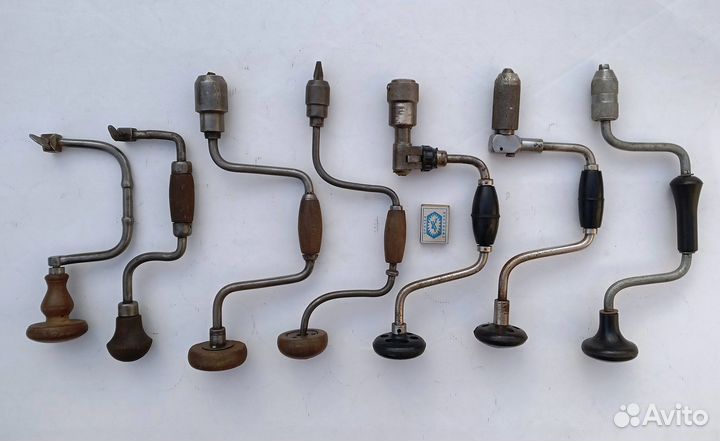 Дрели, коловороты, старинный инструмент