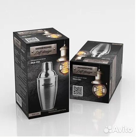 Шейкер для коктейлей redmond RKA-CS1