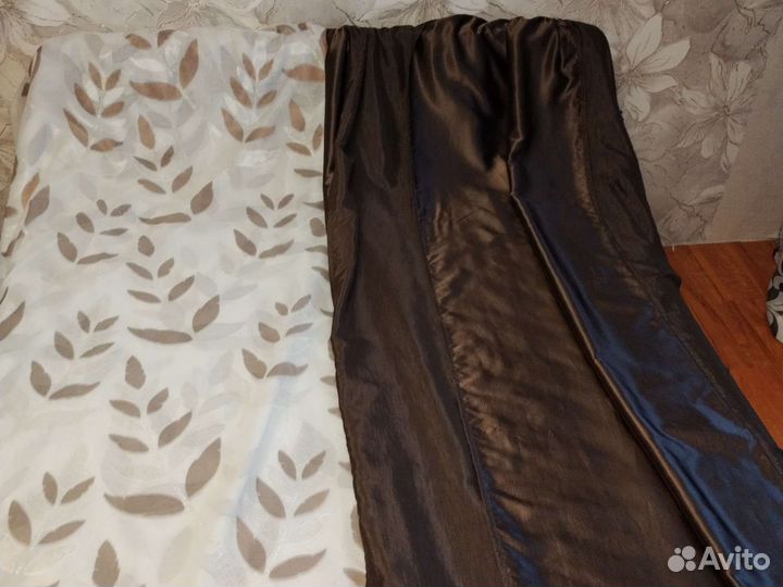 Комплект готовых штор и тюли