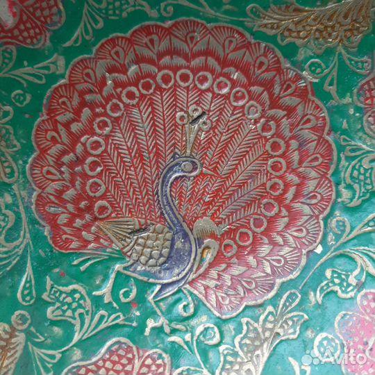 Индийская ваза латунь 50-60 годов