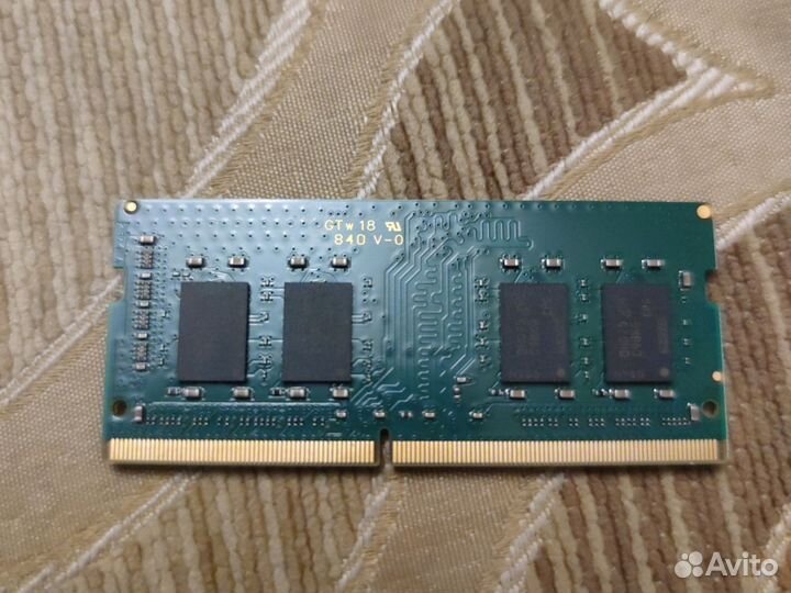 Оперативная память ddr4- 2400 sodimm 4гб