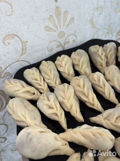 Пельмени, манты, ручная лепка, халяль