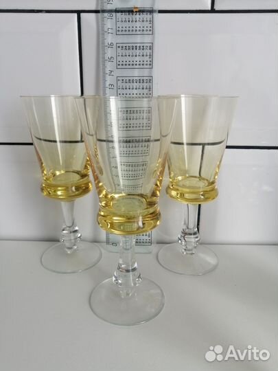 Рюмка,фужеры,стопки цветное стекло СССР