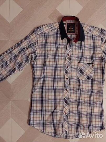 Мужская рубашка в клетку