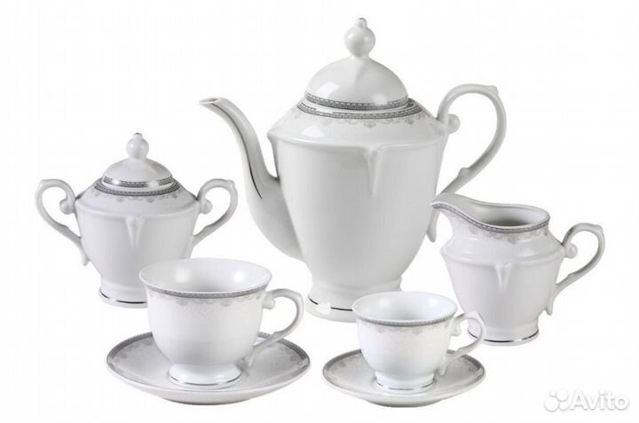 Чайно-кофейный сервиз красивый