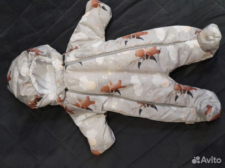 Комбинезон демисезонный для новорожденных 56 62