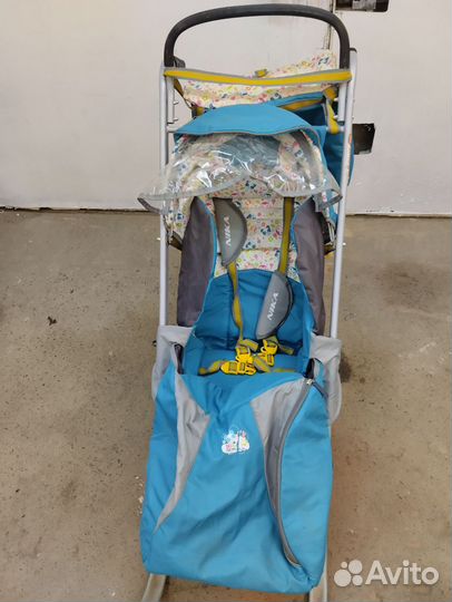 Детские санки коляска