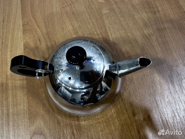 Чайник заварочный мельхиоровый СССР, з-д Автоштамп