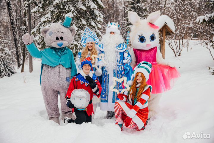 Дед Мороз и Снегурочка на дом Волшебные костюмы