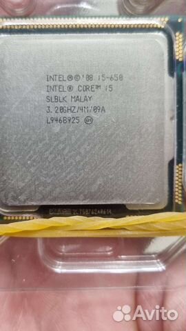 Процессор Intel Core i5 650 купить в Туле | Электроника | Авито