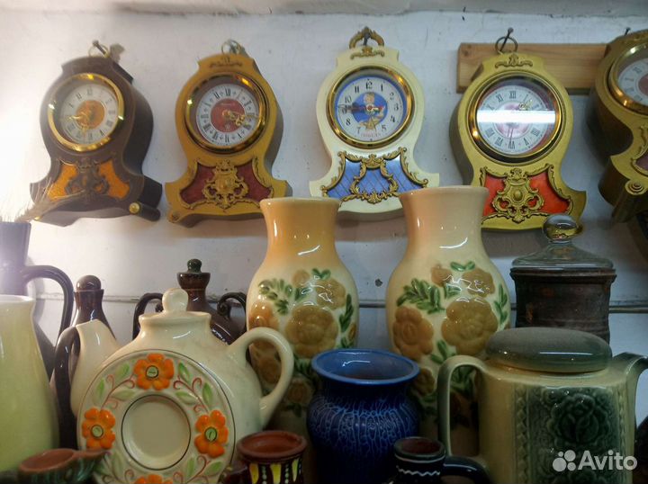 СССР Часы Янтарь настольные кварц 5шт