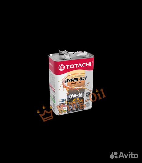 Моторное масло totachi hyper ULV 0W-16 4,л