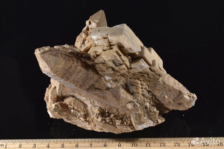 Друза кристаллов. Кварц, кальцит. Лот №587