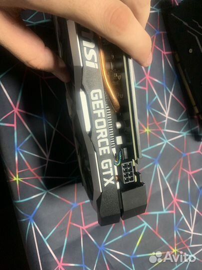 Видеокарта GTX 1660 super 6gb MSI Ventus XC OC