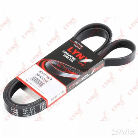 Lynxauto 6PK1818 Ремень поликлиновой toyota/ford