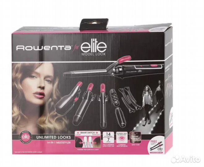 Утюжок для волос, плойки Rowenta 7 в 1