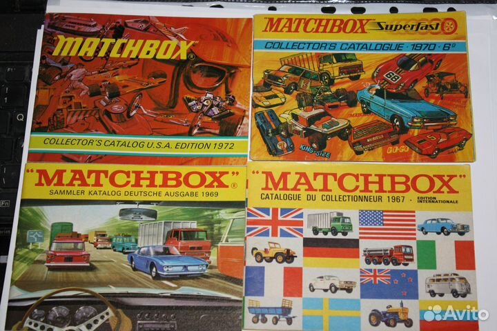 Каталоги matchbox,dinky toys