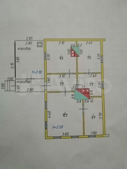 Дом 49,8 м² на участке 7 сот.