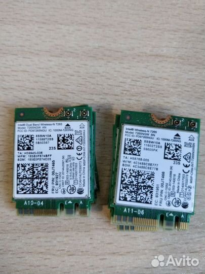 Модули WiFi + BT Intel 7265