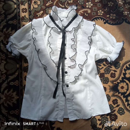 Блузки белые школьные