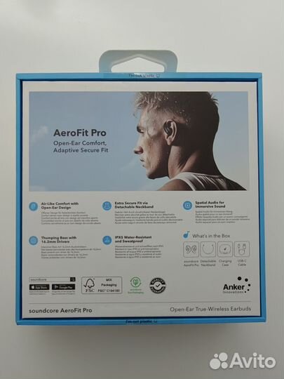 Беспроводные наушники soundcore aerofit pro