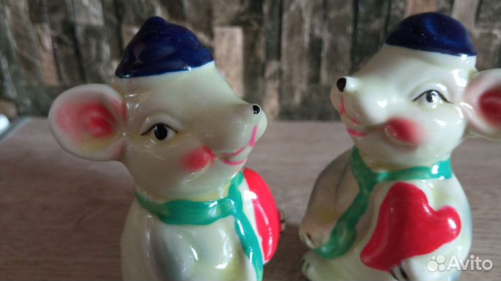 Солонка и перечница керамика