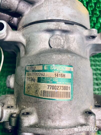 Компрессор кондиционера 7700273801 Renault Clio (C