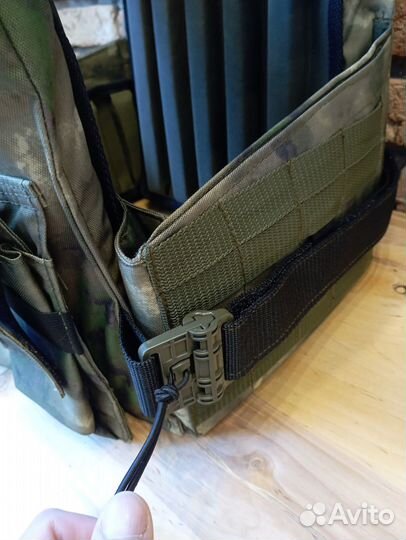 Бронежилет Мох с бронеплитами и капами